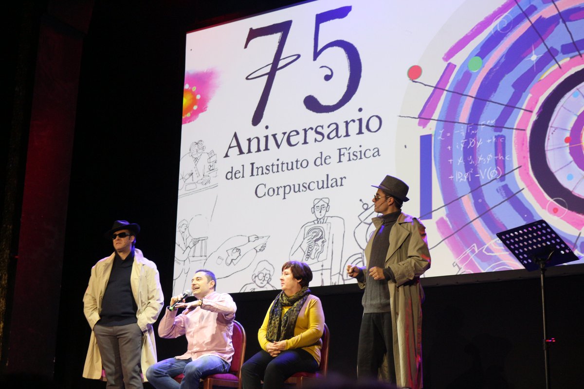 IFICorpuscular's tweet image. 🥳 Gala 75 Aniversario IFIC 🥳

@IFICorpuscular puso el broche de oro a la conmemoración de su 75 aniversario con una gala muy especial celebrada el sábado en el @teatroolympia.

¡Gracias a todo el personal del IFIC, familia, amigas y amigos por acompañarnos! 🚀✨

🎂 1950-2025