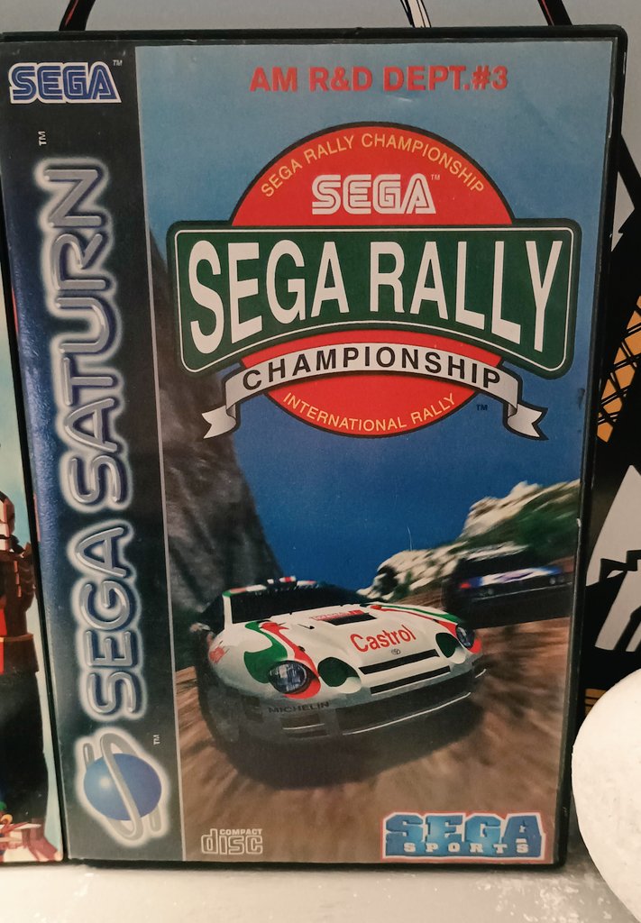 Sega Saturn

So I tried my new 3D pad on a few games. I think the pad is superb, so comfortable. The analogue has a pretty large surface area so your finger doesn't slip off and the analogue triggers are awesome.

(UK version pictured but I tried out the special Japanese version)