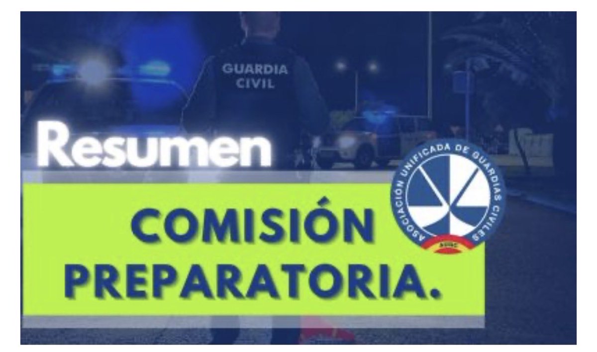 🔵 AUGC INFORMA

Ya disponible el Resumen de la Comisión Preparatoria de noviembre 2025, con las cuestiones planteadas por AUGC sobre condiciones laborales, seguridad, normativa, turnos, medios y retribuciones.

📄 Léelo aquí: augc.org/comunicados/re…

#AUGCContigo #GuardiaCivil