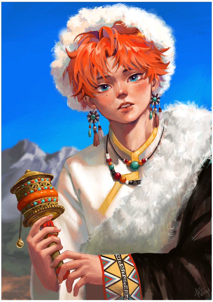 Sundaee17's tweet image. นิ้งนะคะ หรือเรียกว่าSundae ก็ได้ ชอบทำงานที่มีความเป็น Traditional culture  โดยใช้Patterns ตอนนี้อาจจะยังไม่เป็นรูปเป็นร่างค่ะ แต่จะพยายามไปเรื่อยๆ ฝากผลงานนะคะ🙌🥺