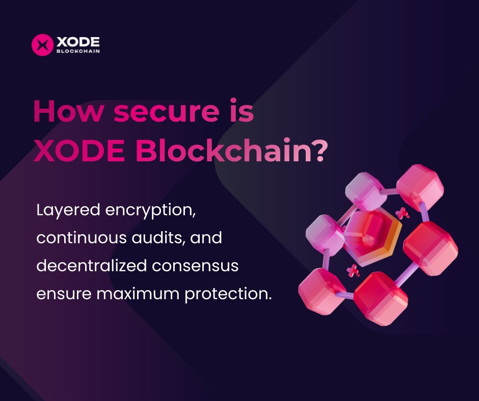 XodeNet's tweet image. Security that actually keeps up.

It’s built with multiple defense layers, regular third-party checks, and a network that validates activity collectively — giving users a strong, reliable foundation they can trust.

#XODEBlockchain #SecureByDesign #Web3Tech #BuildOnXODE