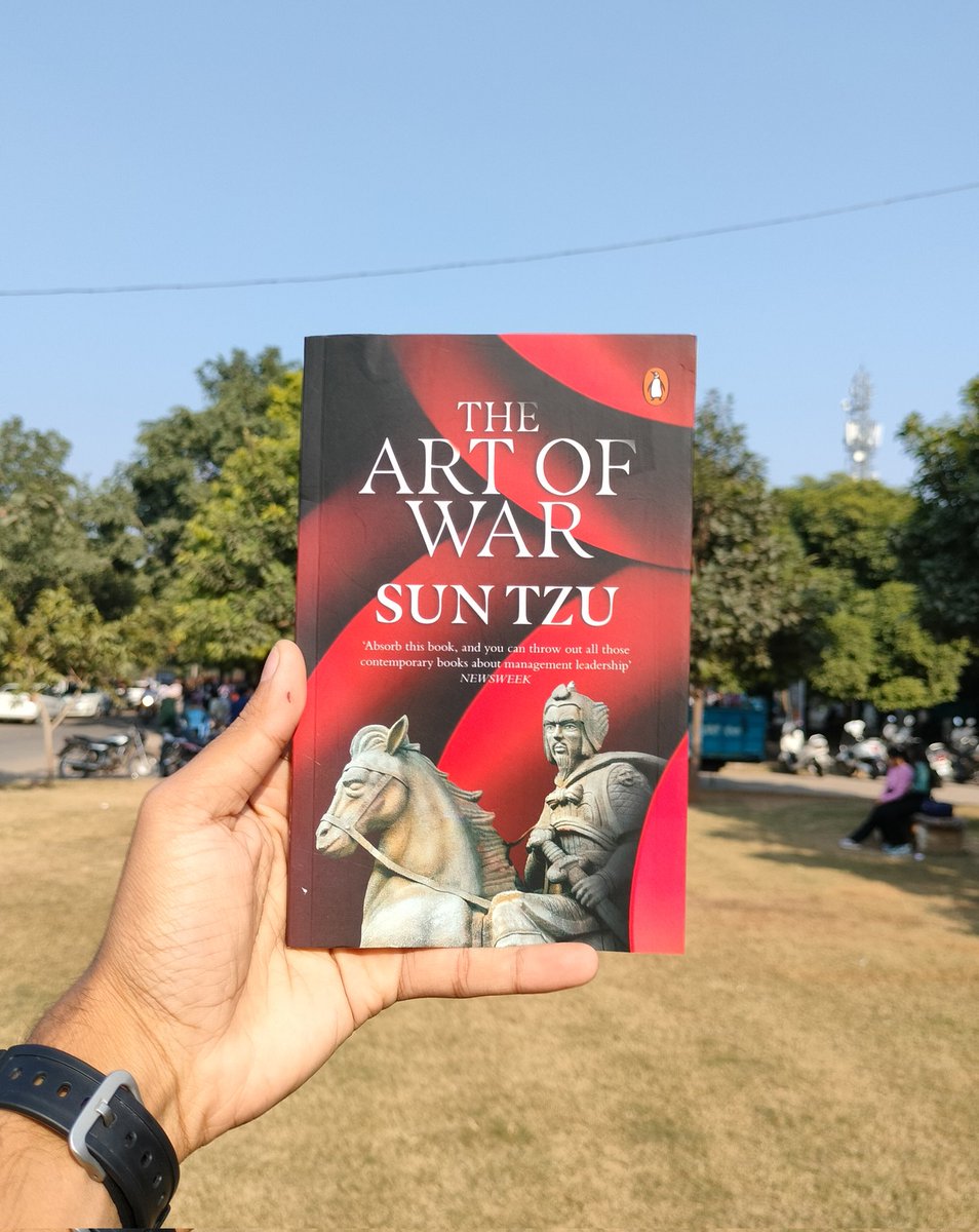 manmukh629's tweet photo. "Appear weak when you're strong and strong when you're weak"
#Theartofwar #Readwithaman https://t.co/OHjWGFC7zz