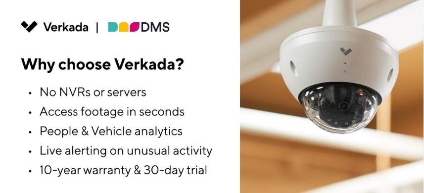 dmsdigitalgroup's tweet photo. 🔒 Smarter security starts with @Verkada.
With no servers to manage and instant access to footage, Verkada makes it easy to keep your people and property safe.

Future-proof your security with simplicity and reliability. 

#Security #SmartSecurity #Verkada https://t.co/exJVnYpAZz