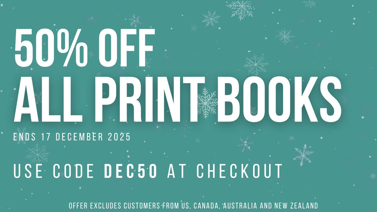 facetpublishing's tweet image. ❄️Our Facet Winter Sale begins today! 

To celebrate the upcoming holidays, all print books are 50% off! Whether you are looking to expand your knowledge on D&amp;amp;D or seeking to learn a new skill, we have the right book for you.  Use code DEC50 at checkout.
facetpublishing.co.uk