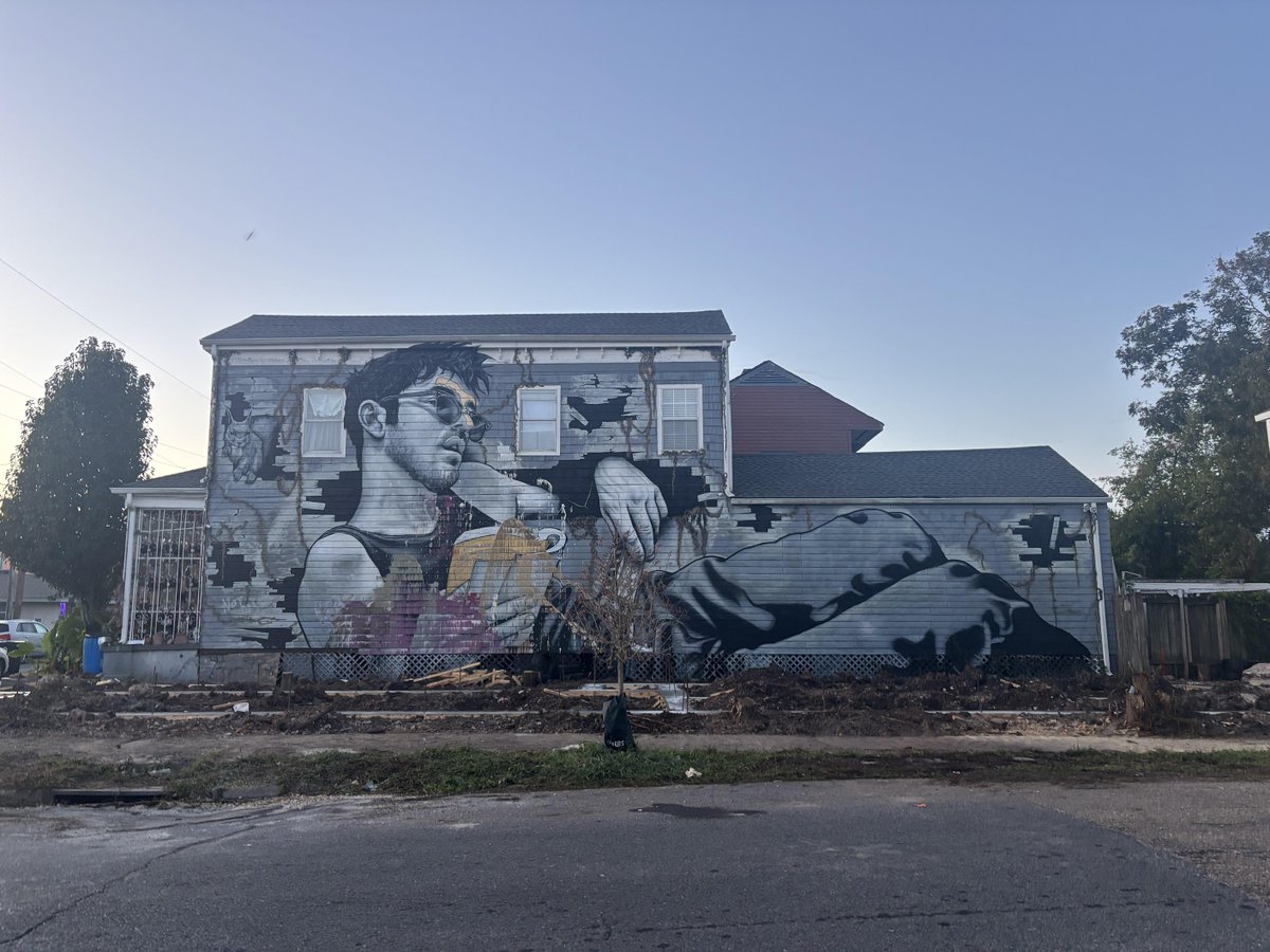 Imagein8's tweet image. Last clear look at “Louisiana Blue Note” in New Orleans.
#Art #StreetArt @imagein8 #UrbanArt 🎨🖌