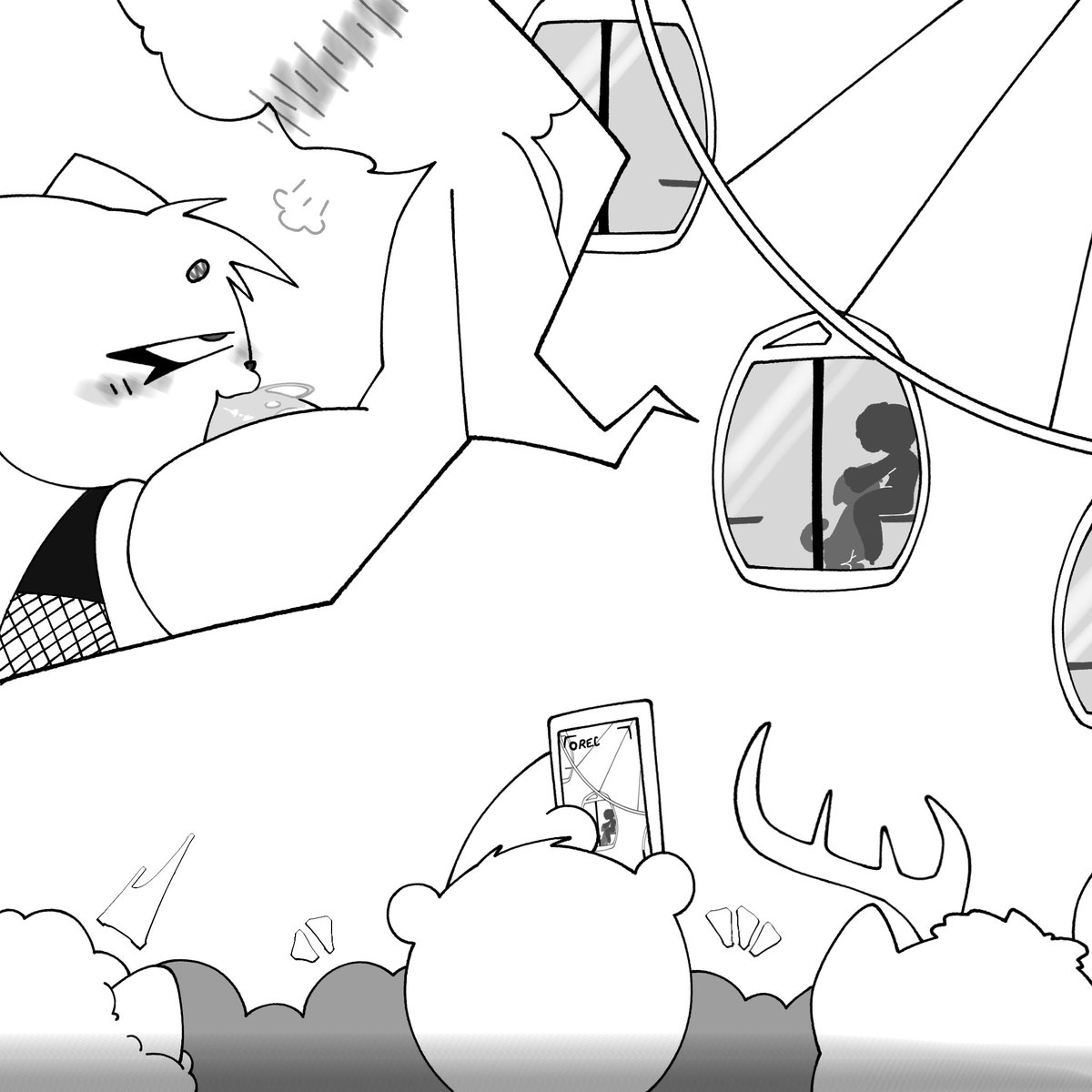 RoniNotSFW's tweet image. The horny couple 👀👀