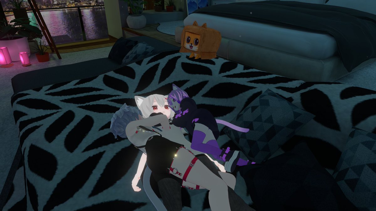 Math8911's tweet image. There&apos;s nothing like sleeping together with friends

#VRCアバター #ラスク #Rusk #Picture #3D #VRChat #VRC