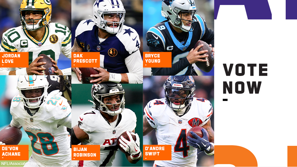 NFL's tweet image. The nominees for the @FedEx Air &amp;amp; Ground Players of the Week.

Vote for your winners below! ⬇️