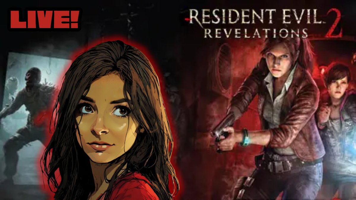 ☀️Good morning! 
I'm live now! Resident Evil Revelations 2 Pt. 4!
🔻LINKS BELOW🔻