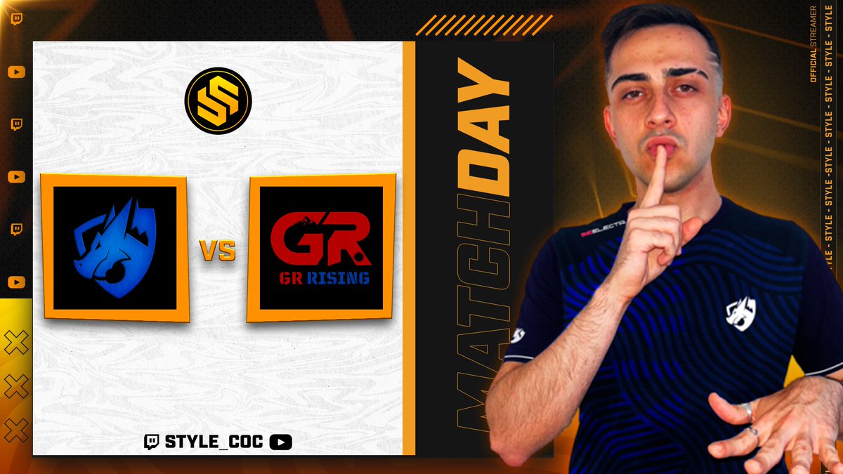 🥳 LIVEEEEEEEE!

Debutan los Hispanos con el Nuevo Roster 2026! 😍

🏆 DOD Cup - RO32

✅ Team Elektros 🆚 GR Rising

TODO el MUNDO para DENTRO! ❤

🟣 twitch.tv/style_coc
🔴 youtube.com/live/rPy7bdxyU…
