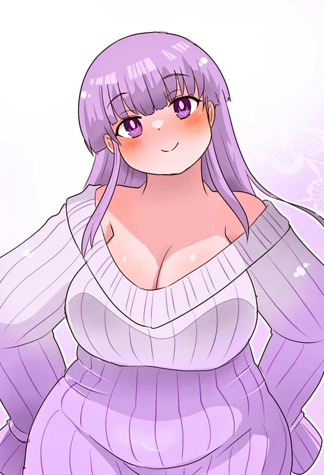だぶだぶニット