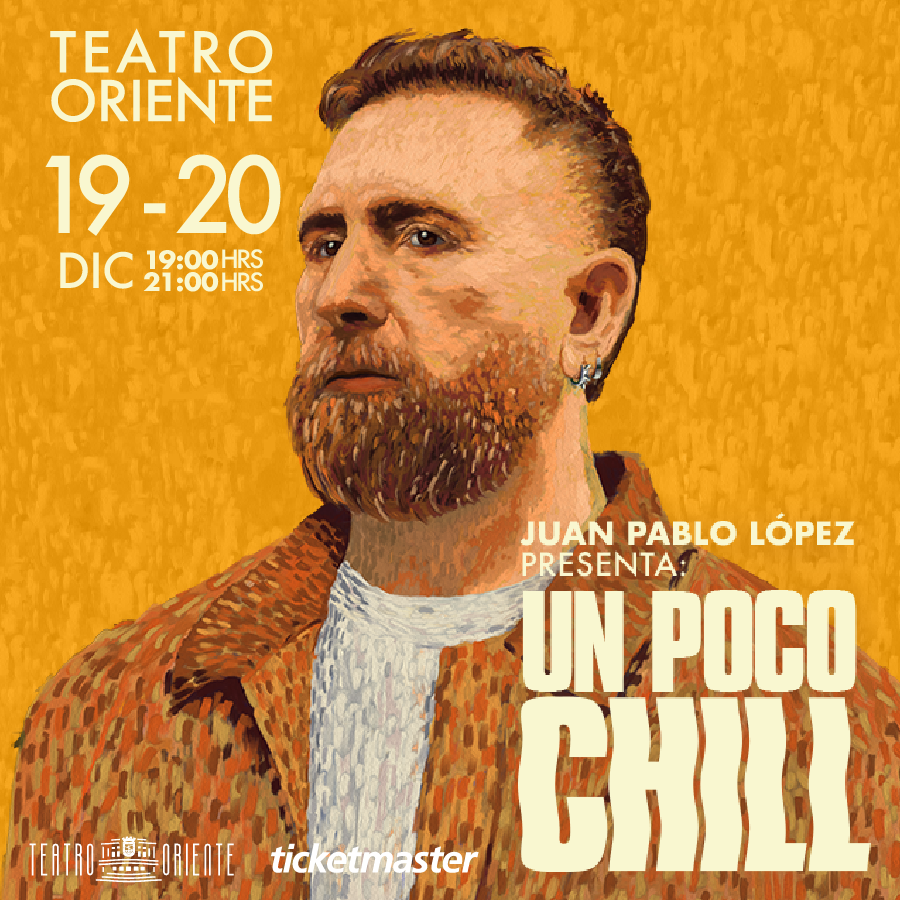 #SHOW <a href="/LopezComediante/">LÓPEZ</a> presenta – UN POCO CHILL, un show de stand up comedy, una rutina que habla del mundo actual, cargada de risas y momentos inolvidables. FECHAS: 19 y 20 de diciembre. 19 y 21 hrs. Venta de entradas ticketmaster.cl o boletería.
