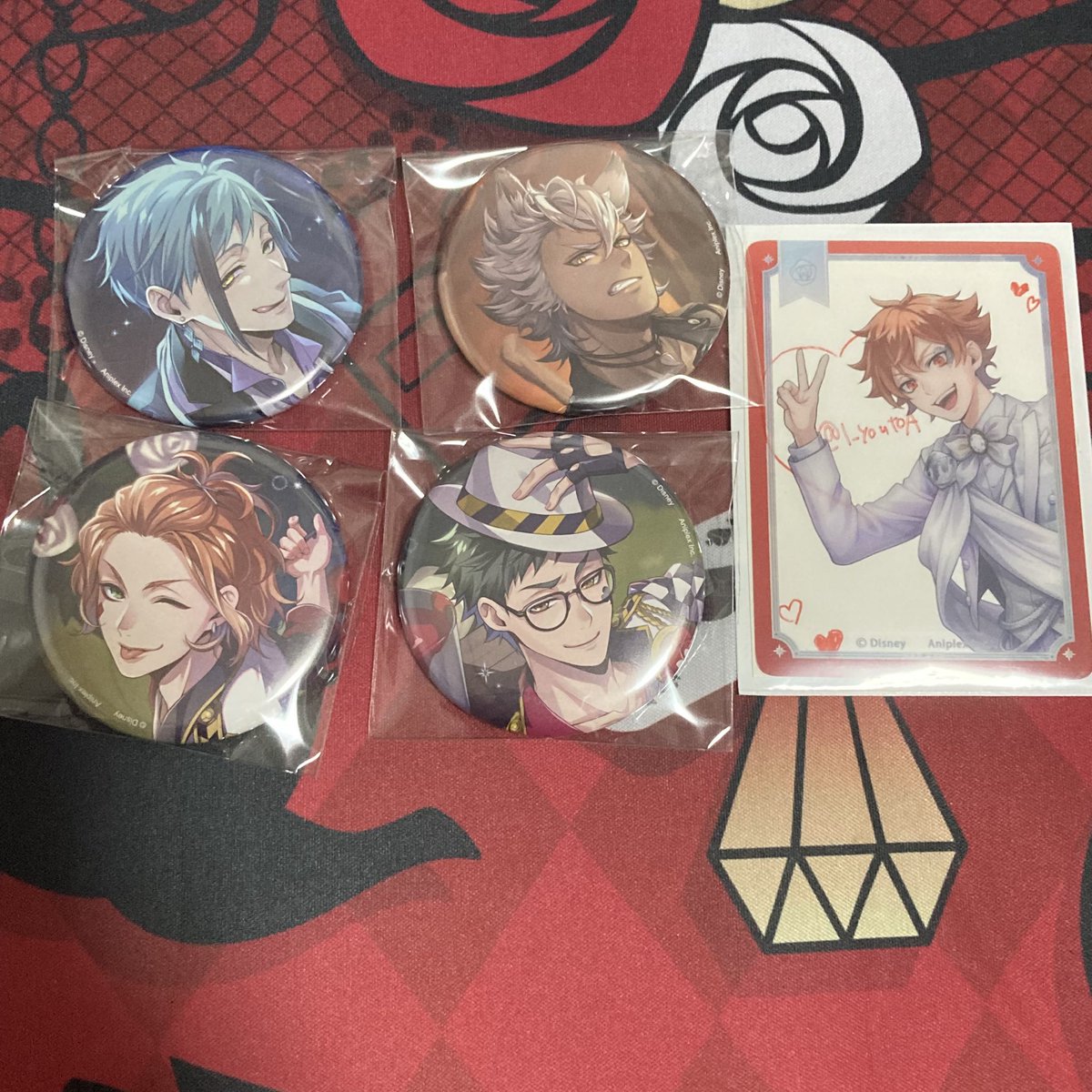 ツイステ ブレイジングジュエル 缶バッジ ポップアップ 松屋銀座 交換