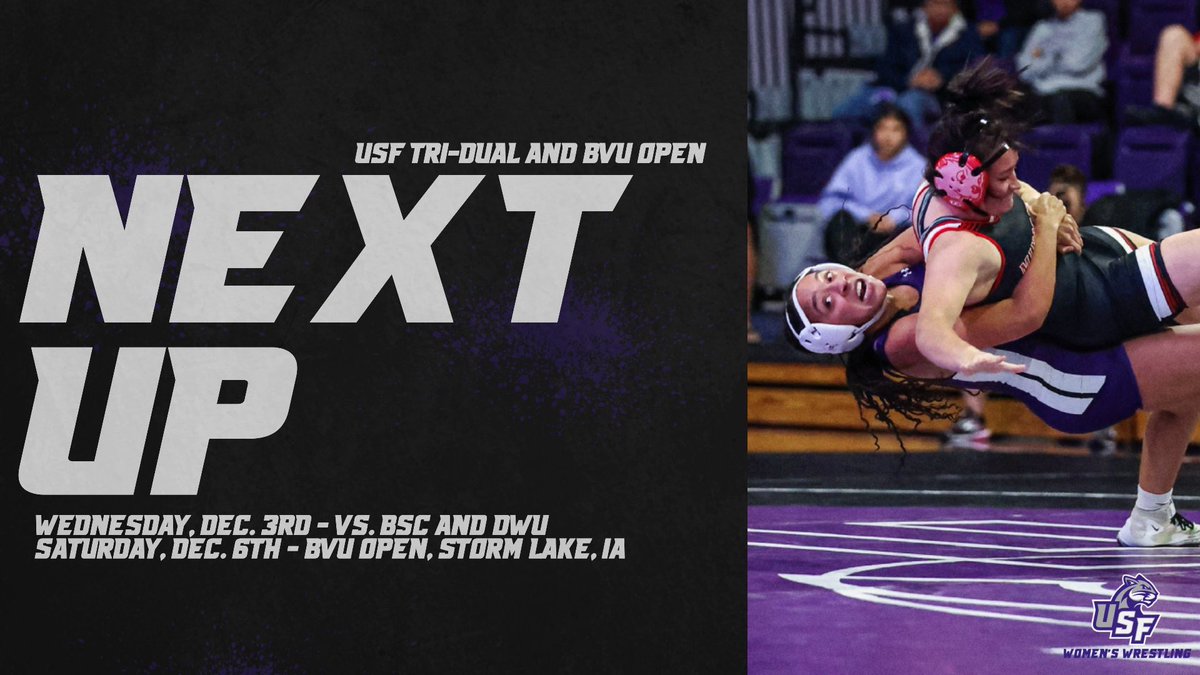 Next Up ➡️

The Coo are back at home this Wednesday against Bismarck State and Dakota Wesleyan! Then they hit the road for the Buena Vista Open on Saturday!