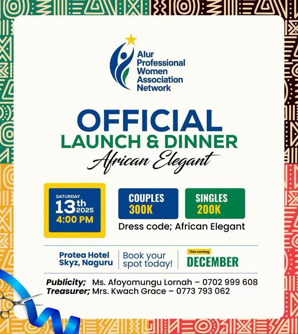 ALUR PROFESIONAL WOMEN TO THE WORLD 🌎 
<a href="/PNyamutoro/">Phiona Nyamutoro</a>
<a href="/OyuluPatrick/">Patrick Oyulu</a> <a href="/AdongSarah5/">Adong Sarah Superlady 🇺🇬 🇺🇬 🇺🇬 🇺🇬🇺🇬🇺🇬</a> <a href="/desmondopio/">Opio Desmond Tutu</a> <a href="/jacquesrwoth/">Jacques Rwothumio</a> <a href="/KerAlurKingdom/">Ker Alur/Alur Kingdom Official</a> <a href="/nusdaofficial/">NUSDA Official</a> <a href="/zomboprince1/">Zombo prince 👑</a>