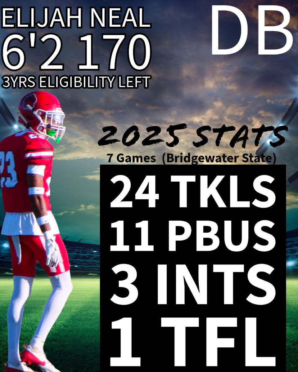 elijahneal05's tweet photo. Just want to thank you  @JosephVerria and the rest of the staff for the opportunity. With that being said I will be entering the transfer portal with 3 years left. https://t.co/a5OmycIPDj