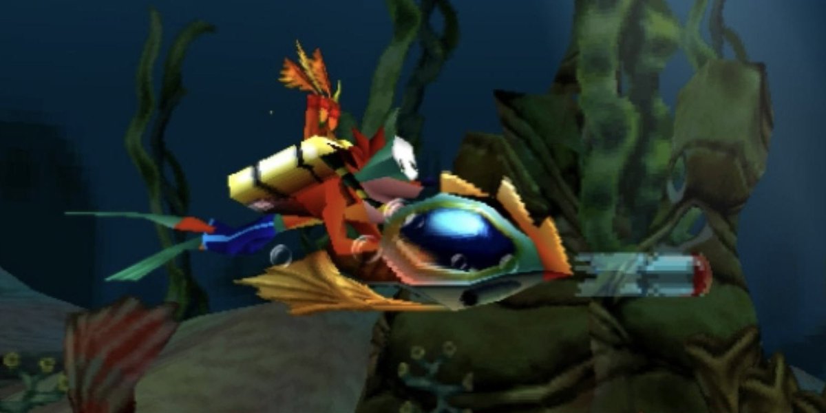 eggnog_91's tweet photo. @interesting_aIl This is giving me Crash Bandicoot Warped vibes. https://t.co/5FIrVuj2gi