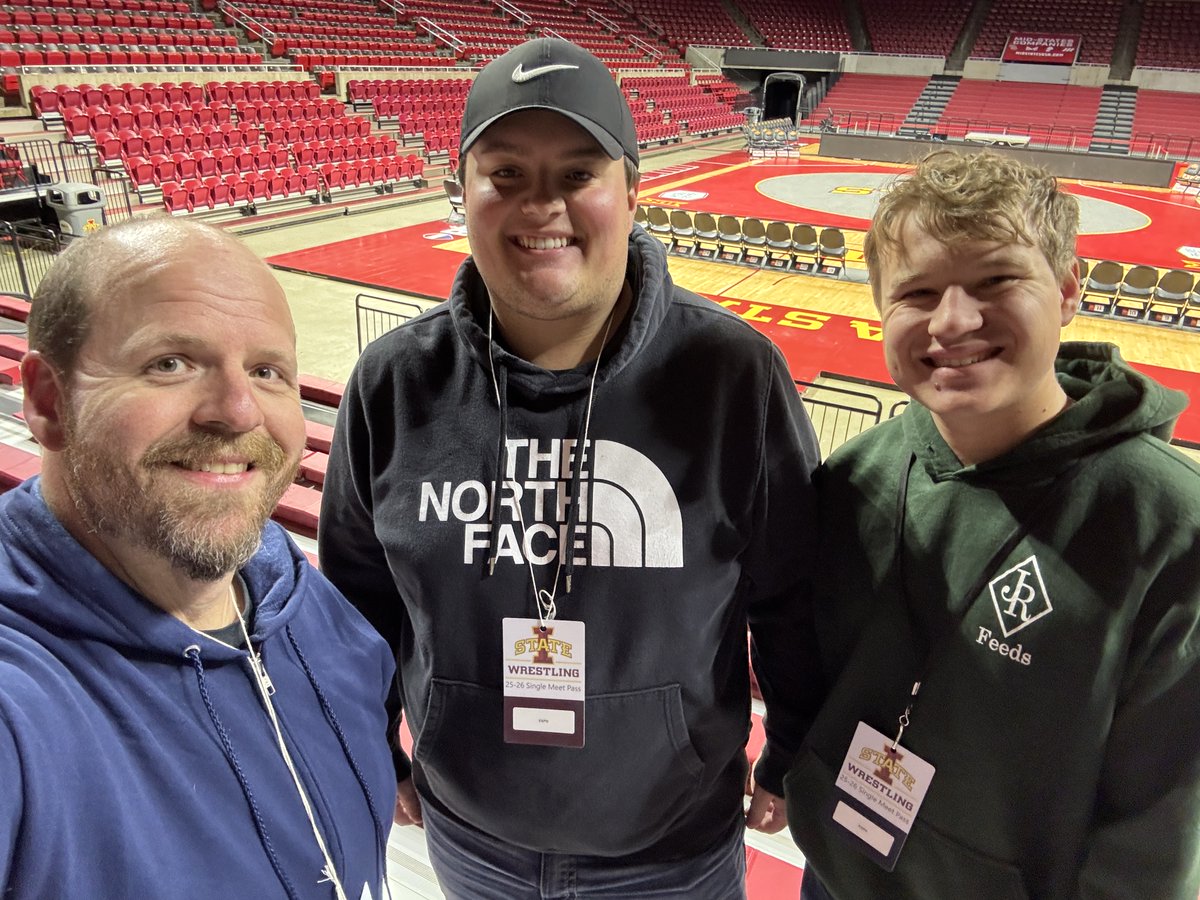 It's always a pleasure to work alongside our <a href="/ISU_GSJC/">Greenlee School | Iowa State U</a>  students at major events. Worked with Shae Bernhardt at the <a href="/IHSAA/">IHSAA</a> State Football Championships and Matthew Nielsen and Lucas Thompson for the CyHawk Wrestling Dual on <a href="/espn/">ESPN</a>. Their future is bright! 
#whyGreenlee