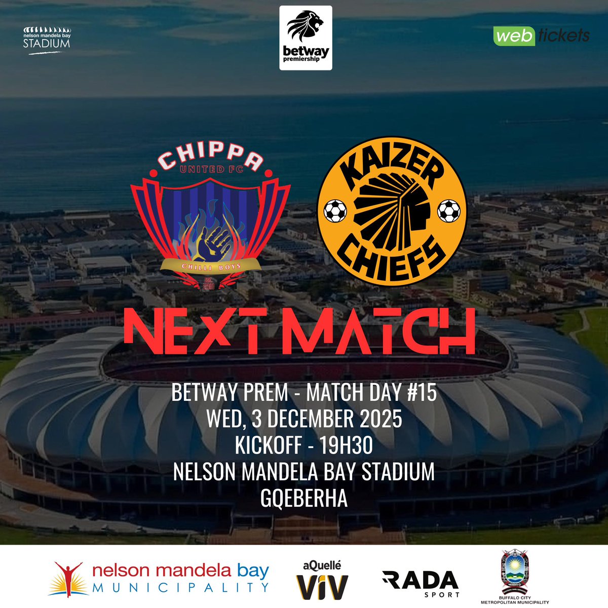 🌶️ NEXT MATCH 🌶️ 🏆 Betway Premiership 🆚 Kaizer Chiefs FC