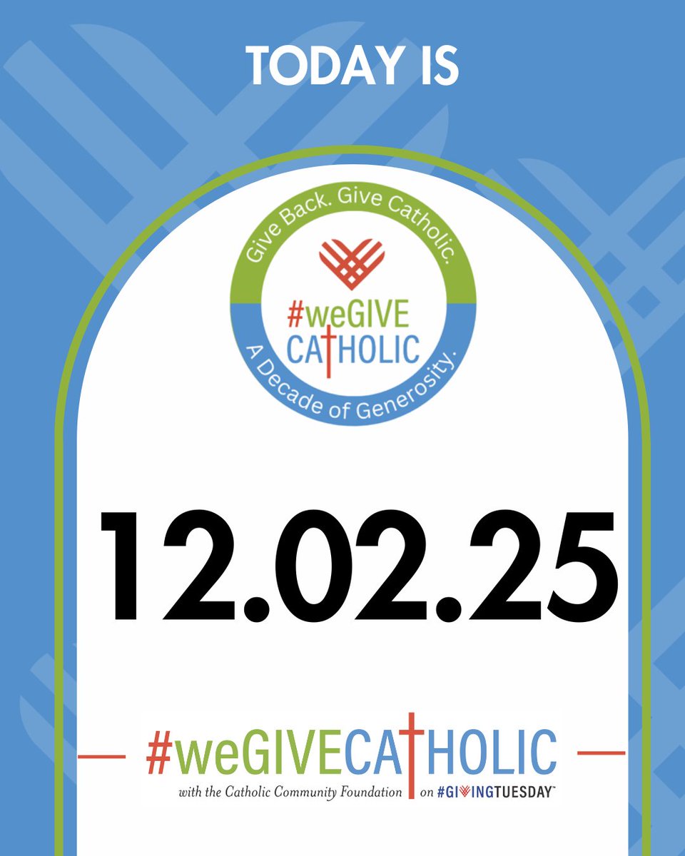 VASJHighSchool's tweet photo. Today is finally the big day — it’s #weGiveCatholic! Be part of the giving movement as we make a difference for #VASJ students.
Make a donation, rally your friends, and be a part of Northeast Ohio's online day of Catholic giving!
Get involved now at https://t.co/qFXImKjfpl. https://t.co/L0ULx1Hdtk