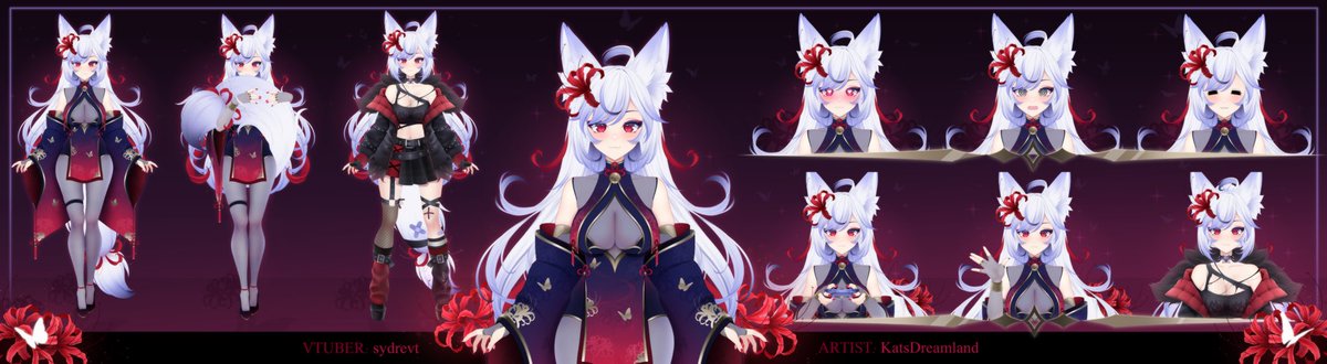 Honored to have created my first official VTuber model for <a href="/sydrevt/">Sydre 🦊💮</a> 🥹🩷

Thank you so much for the opportunity!

#Vtubers #VtuberEN