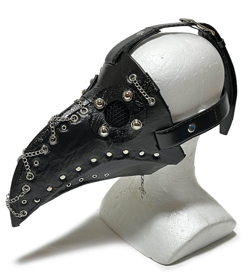 kisou_workshop's tweet image. #ブラックフライデーなのでブラックの作品をあげる
今までに作った黒いペストマスク達
黒でも色々とバリエーションがあるのが面白い…