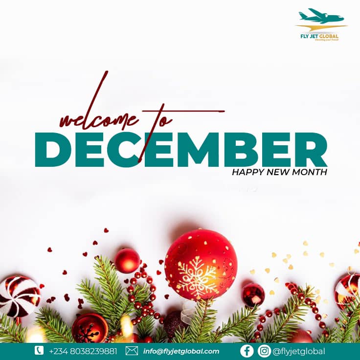 FlyJetGlobal's tweet image. Wishing you smooth skies and joyful journeys this December! From all of us at Flyjet Global, happy new month! ✈
.
.
.
#FlyjetGlobal #DecemberVibes #Monday #FlyWithUs #Privatejet