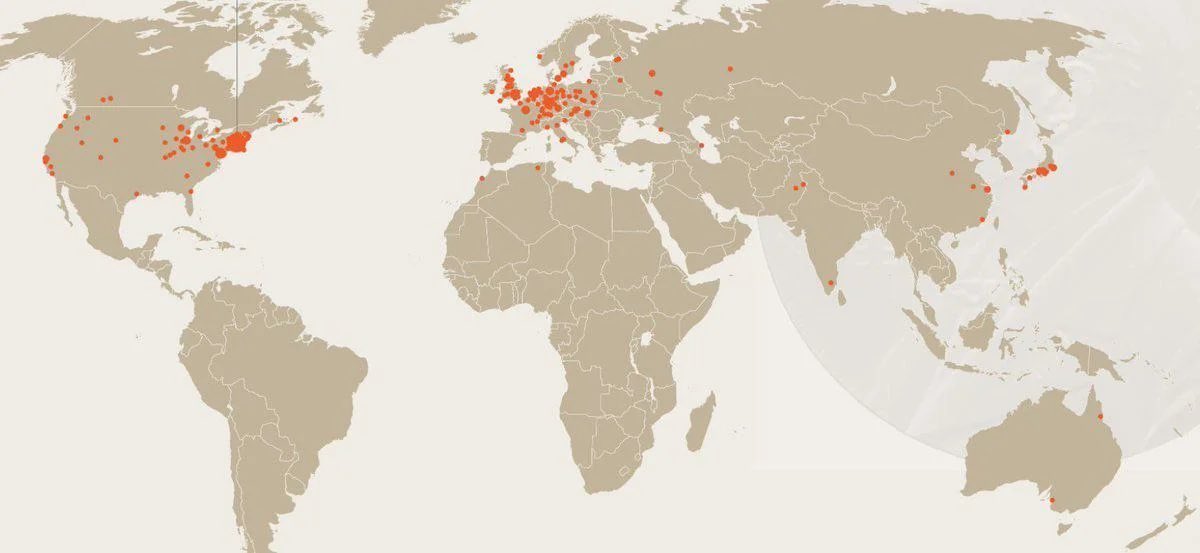 JoeyMannarino's tweet photo. This map shows where every Nobel Prize winner was born.

America was FOUNDED and BUILT by immigrants from that tight cluster of orange dots in Northern and central Europe.

America was BUILT by EUROPEANS… and those are the migrants we want.

We don’t need to import the parasitic third world!

We never needed them to be SUCCESSFUL, and we NEVER WILL! 

They only DRAIN!