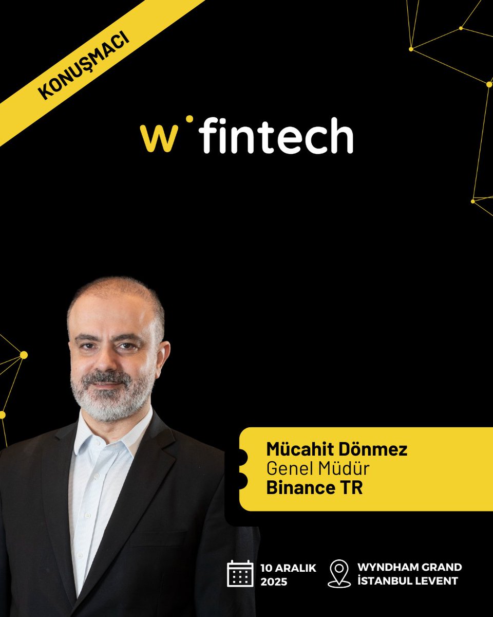 webrazzi's tweet image. Binance TR (@BinanceTR) Genel Müdürü Mücahit Dönmez Webrazzi Fintech 2025 sahnesinde olacak.

🚀 Webrazzi Fintech 2025’te görüşmek üzere.
webrazzi.com/etkinlik/2025/…
#webrazzi #fintech25