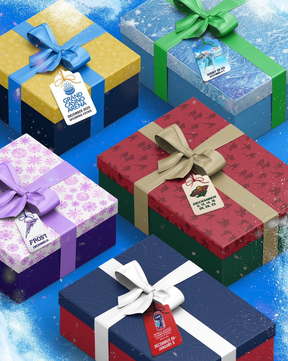 It's the most wonderful time of the year at Grand Casino Arena ☃️