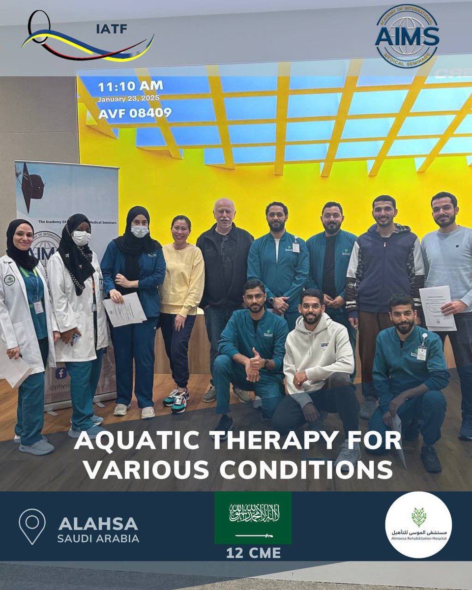 physioaimsedu's tweet photo. نسعى في AIMS Academy لتقديم دورات تناسب احتياجات أخصائيي العلاج الطبيعي في المملكة. شاركونا اهتماماتكم عبر الاستبيان👇
https://t.co/pyjRrZMpeY

وتقدرون تطّلعون على منصاتنا ومحتوانا من هنا👇
https://t.co/i6S7TNJZsa https://t.co/wojMvoC4wr