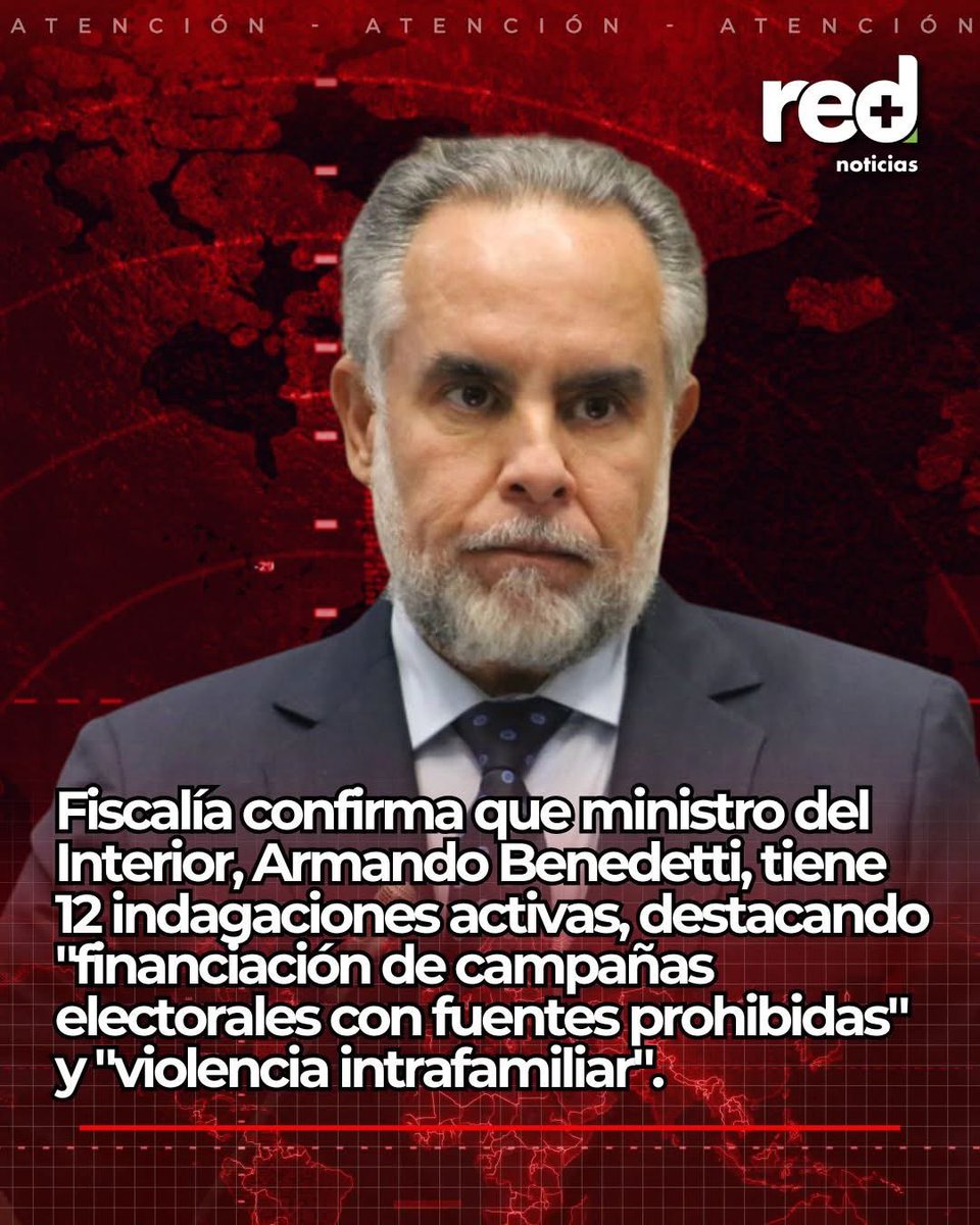 Esto debería darles vergüenza a quienes administran justicia en este país: ¿cómo es posible que el corrupto <a href="/AABenedetti/">Armando Benedetti</a> tenga 12 indagaciones pendientes por corrupción, delitos electorales y violencia intrafamiliar, y no las hagan cumplir?