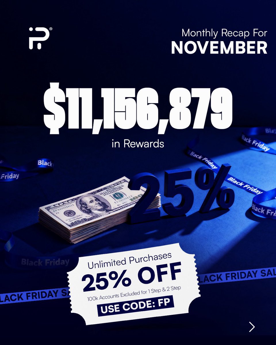 speedouFx's tweet photo. It’s giveaway time! Time to get you funded with world #1 prop firm

6X $5k accounts

To win: follow @fundingpips @tradin @fundings @Khldfx @lailayanCMO @speedouFx @NasaraCapital 

Tag 3 traders and tell them about the ongoing 25% discount using code  SPEEDOUFX or FP

End in 2 days

May luck favor u