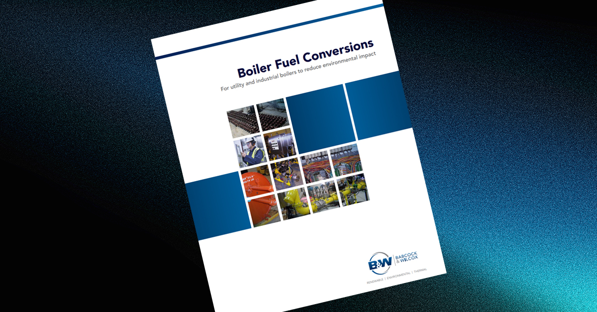 BabcockWilcox's tweet photo. Plants that operate efficiently and with high availability will play a key role 
in meeting future power demand. To extend the life of equipment, take advantage of fuel pricing and lower emissions, one option to consider is fuel conversion. How? See   https://t.co/rAUvxDvaB3 https://t.co/bH3GEt4g1f