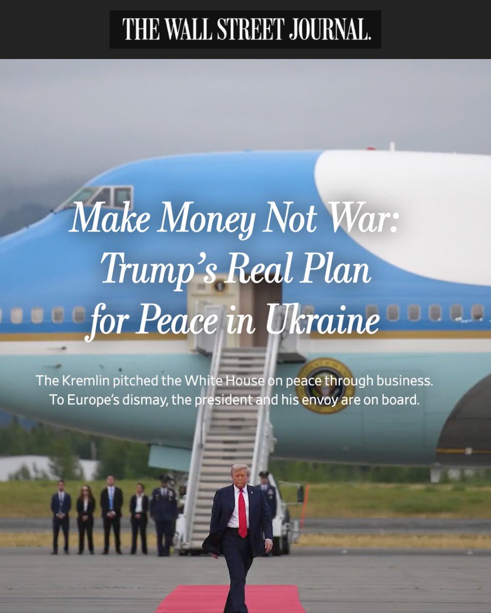 HillaryClinton's tweet image. The Trump administration&apos;s corruption has extended to selling out Ukraine—and America&apos;s interests—to Russia so that the Trump family and their friends can make a few bucks. 

Must-read reporting from the @WSJ this weekend. wsj.com/world/russia/r…
