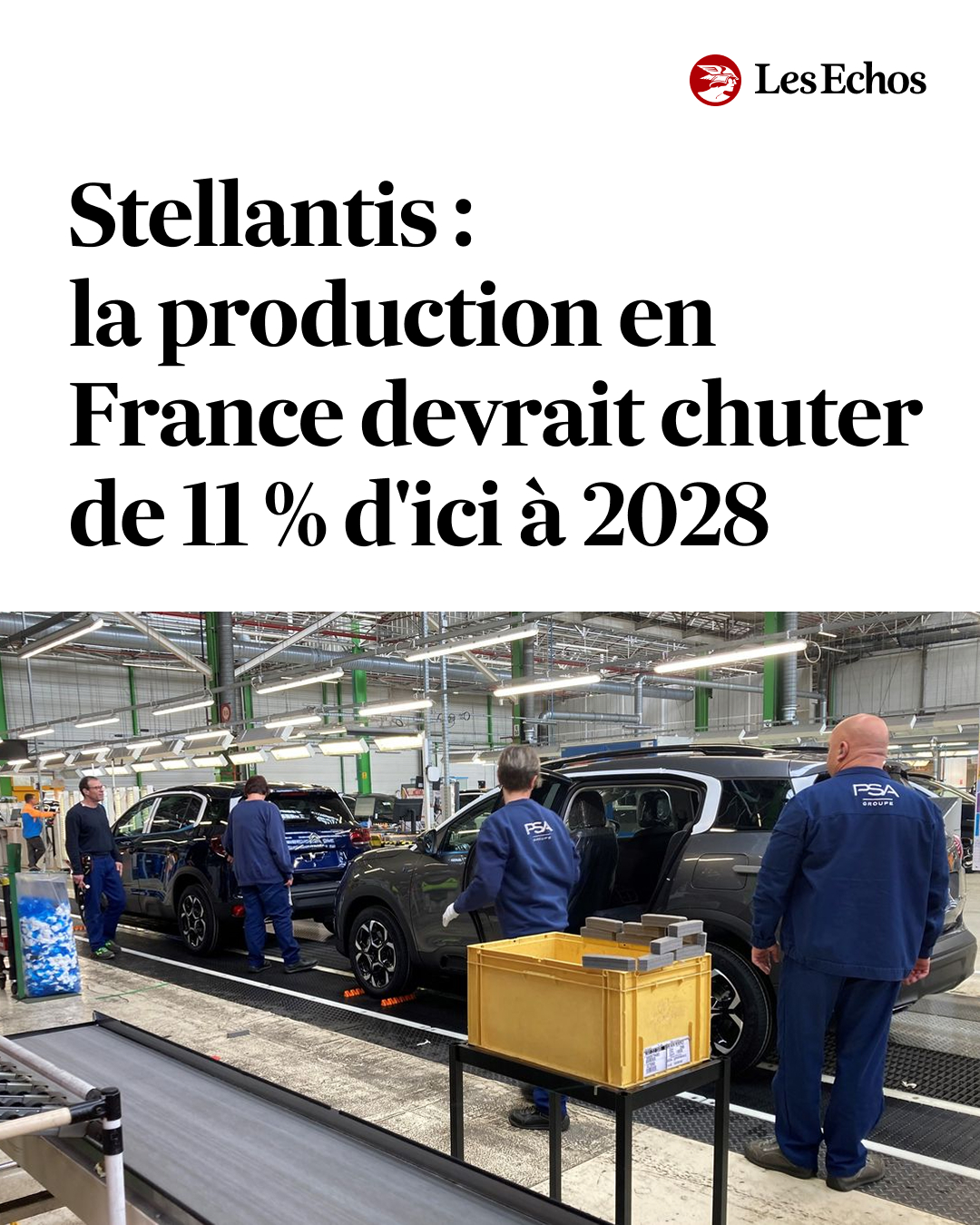 L’avenir de l’usine de Poissy continue d’inquiéter les syndicats ➡️