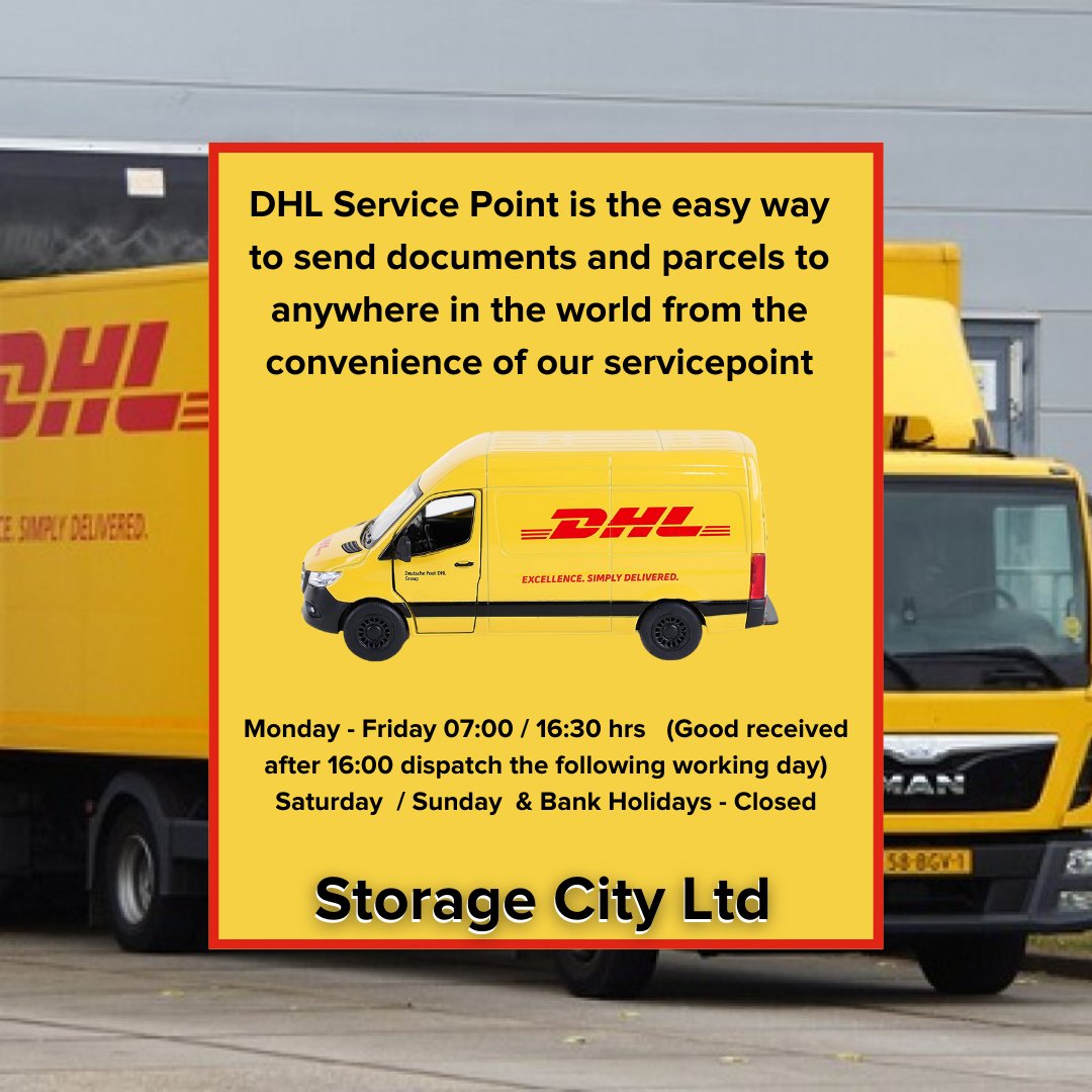 StorageCity's tweet image. Need next-day delivery? Choose DHL Express for fast, guaranteed shipping. 

storagecity.co.uk