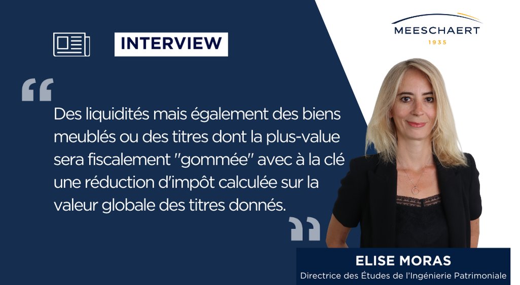 📰 Optimiser sa fiscalité tout en soutenant des causes qui comptent : un équilibre possible grâce aux dispositifs de donation et de mécénat.

Dans <a href="/LesEchos/">Les Echos</a>, Elise Moras partage son analyse sur les leviers existants.

👉 À lire ici : lesechos.fr/patrimoine/imp…

#Fiscalité #Mécénat