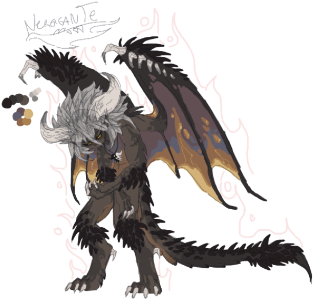 LlShig's tweet photo. Humanoid Nergigante! It was my first time doing a so so detailed dragon like that, I hope you guys loved it!
comparison to the first(2022) and the last(2025)

#MonsterHunter #drawing #drawingart #smallartist #digitalart https://t.co/gJtZE5SE0m