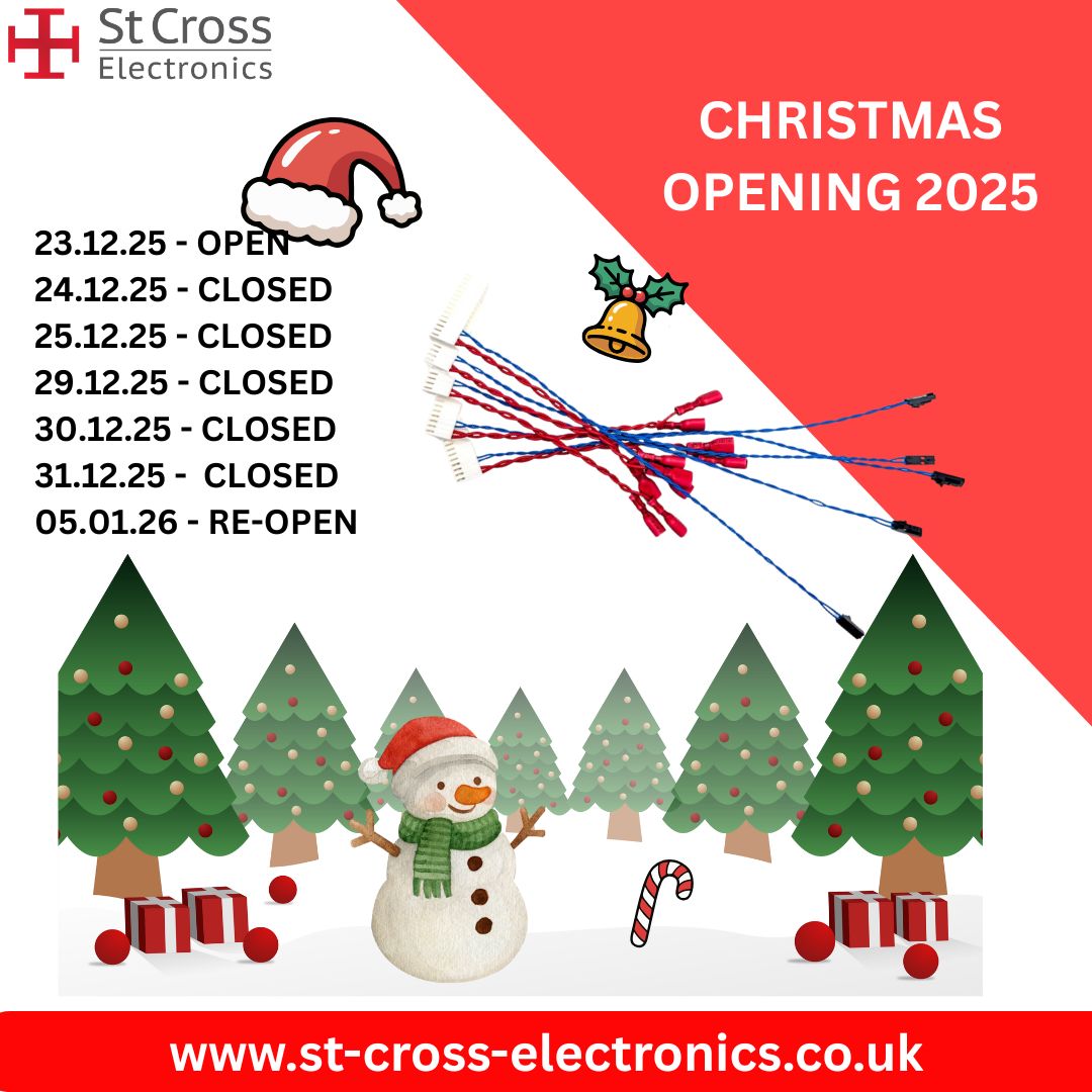 StCrossElec's tweet image. Our Christmas opening days can be found on the link below.

st-cross-electronics.co.uk/christmas