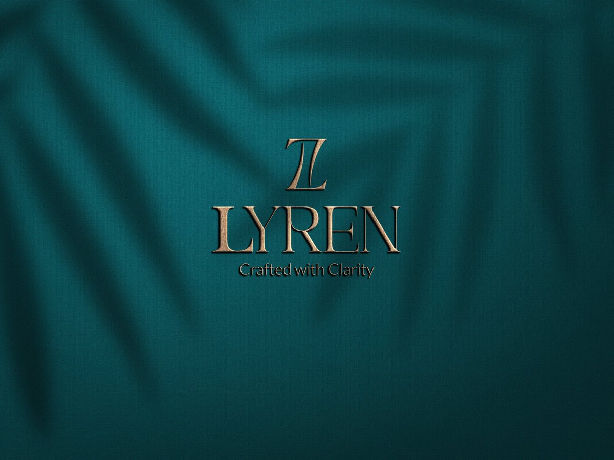 grafzygrove's tweet photo. LYREN – Crafted with Clarity
Sharing one of my latest practice work logo explorations: LYREN.
#logo #logodesign #logodesigner #logotype #logodesigner
#logotutorial #logosai #logodesignersclub #brandingdesign
#brandidentity #creativedesign #unique #minimaldesign
#wordmarklogo https://t.co/SxGfq1l0H0
