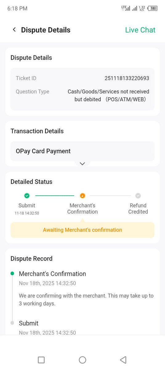Crownpr01's tweet photo. @Firstmonie help check on this transaction it got declined onbpos terminal https://t.co/dlYQyhOLpP