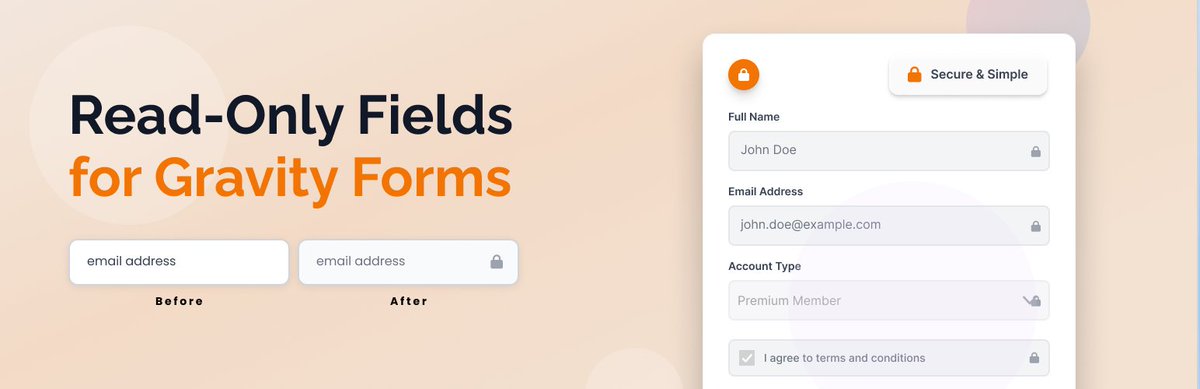 faisalahammadwp's tweet image. Last week, I released a lightweight plugin that makes any @gravityforms field read-only on the frontend, perfect for preventing user edits.

Try it now if you use #GravityForms! 😇

Plugin: wordpress.org/plugins/readon…