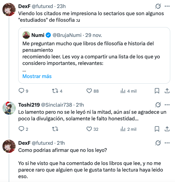 Los que estudiamos o somos profesionales de la filosofía sabemos que esa lista es un timo. Y no es arrogancia, justo porque estudiamos eso, sabemos que es difícil aproximarse a alguna de las obras de la lista. Pero siempre hay gente dispuesta a defender a un influencer.