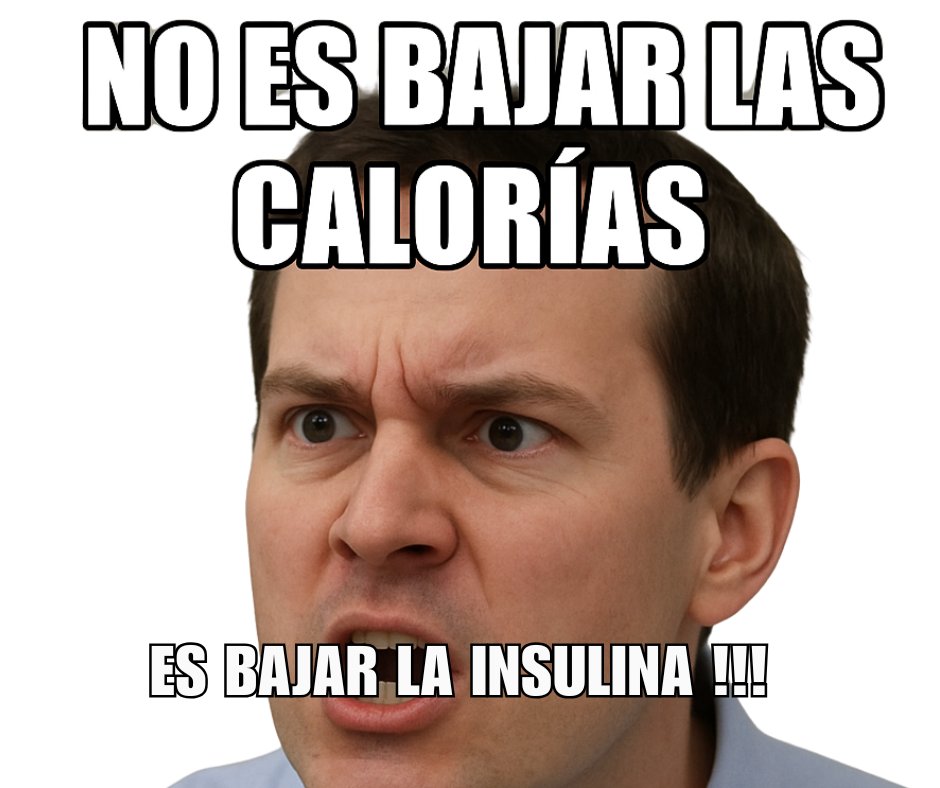 endocrinorosero's tweet photo. Durante años nos dijeron que “todo es comer menos”.

Pero la realidad es que el metabolismo está controlado por la insulina, no por las calorías.

1. La insulina bloquea la quema de grasa.⏬

Con insulina alta, la lipólisis se apaga hasta en 90%, aunque comas pocas calorías.

Frayn KN. Metabolic Regulation.

2. La hiperinsulinemia aparece antes que la glucosa alta. ‼️

Es el primer paso hacia obesidad y diabetes.

Weyer C et al. J Clin Invest. 2000.

3. Dos dietas con las mismas calorías no producen el mismo efecto. 🍽️

Las que bajan insulina aumentan la quema de grasa y mejoran el gasto energético.

Ebbeling CB et al. BMJ. 2018.

4. El hígado graso es un problema de insulina, no de calorías. 🔁

La hiperinsulinemia empuja el ciclo hígado graso → más resistencia → más insulina.

Cohen JC et al. JCI. 2011.

Conclusión:📢

No es bajar calorías. Es bajar insulina.

Cuando la insulina baja, el metabolismo cambia de modo almacenamiento a modo quema.