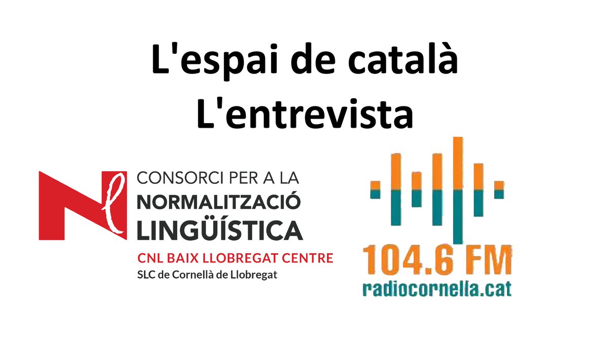 📻Avui, a l'"Espai de català" de <a href="/radiocornella/">Ràdio Cornellà</a>, parlem amb la Neus Ortiz, responsable del Servei, sobre els tallers de sensibilització lingüística. Ah! I sobre el calendari d'inscripcions.

🔗Ens pots sentir a radiocornella.cat