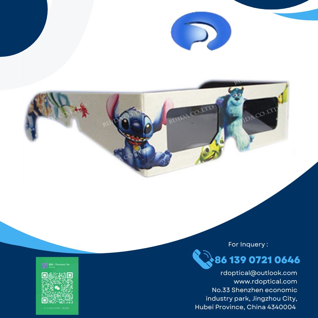 rdoptical_'s tweet image. Experience ultra-clear visuals with Circular Polarized 3D Glasses from Rdoptical.com — perfect for cinemas, VR, and 3D displays.
Comfortable fit. Premium clarity. Real 3D magic.
👉 rdoptical.com
#3DGlasses #CircularPolarized #Rdoptical #3DTechnology