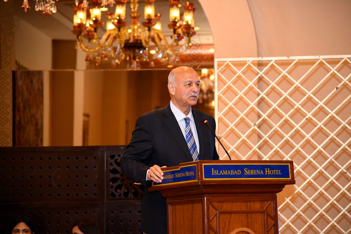 MushahidUpdates's tweet photo. Senator Mushahid Hussain Sayed unveils South Asia Maritime Security Paradigm as Chief Guest at NIMA's Book launch ceremony. In his keynote address he emphasized Pakistan's maritime potential and strategic imperatives. https://t.co/ES6ExWTbwt