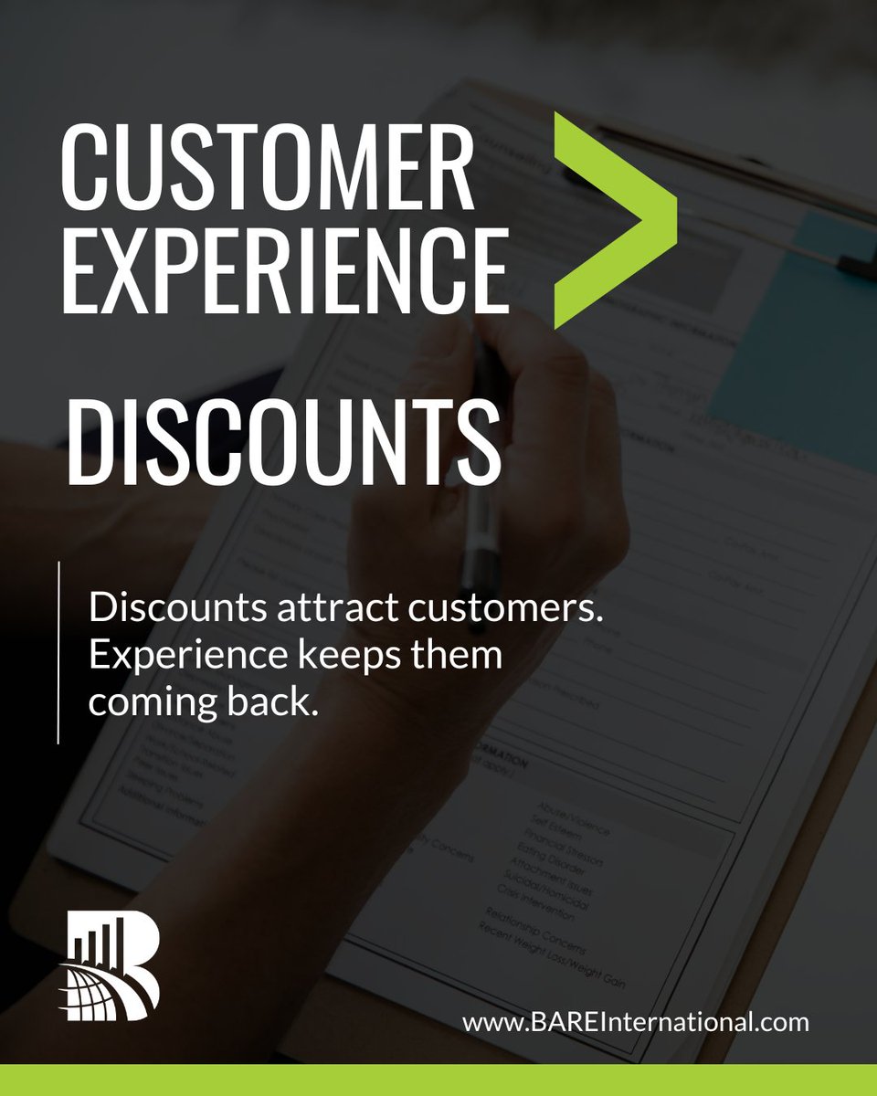 🔄 Price attracts customers. Experience keeps them.
Customer Experience > Discounts
Every. Single. Time.

CX measurement is no longer a “good-to-have.” It’s a need-to-have if you want retention, loyalty, and real growth.

#CX #CustomerExperience #MysteryShopping #NeedToHave