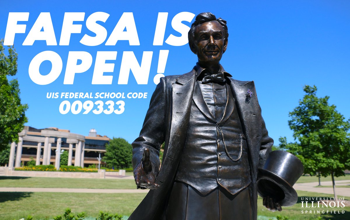 The 2026–27 FAFSA is open! 💵✨

Make sure you submit your application by March 15 to maximize your financial aid opportunities as a #UISedu student.

➡️ Start your FAFSA today: studentaid.gov